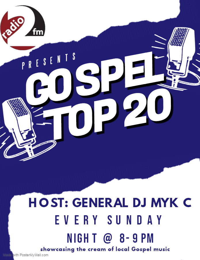  MBC GOSPEL TOP 20 with DJ MYK C – 4th weekend of September 2020