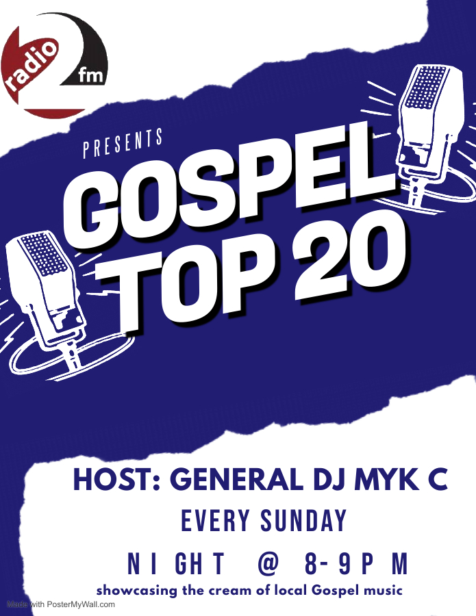  RADIO 2FM GOSPEL TOP 20: MVENGELI HOLDS ON TO THE TOP, ELTON DUNCAN REGISTERS A NEW ENTRY: